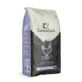 Canagan Small Breed Light/Senior grain-free dry dog food in its standing bag, photographed against white
