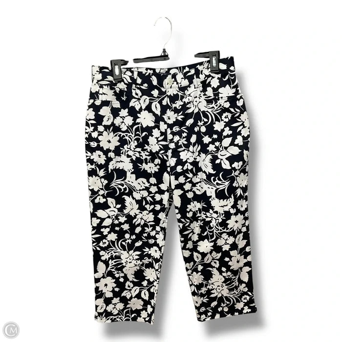Capris By Chaps In Floral Print, Size: 10