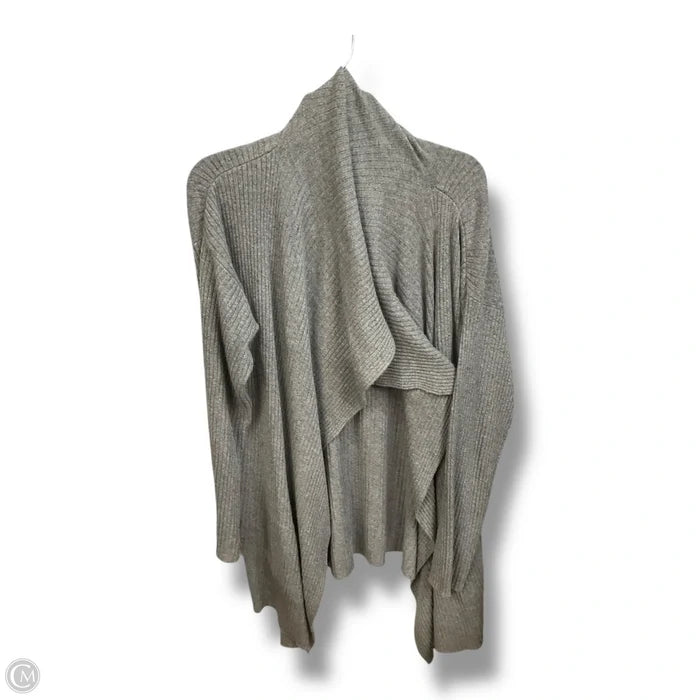 Cardigan By Anne Klein In Grey, Size: L