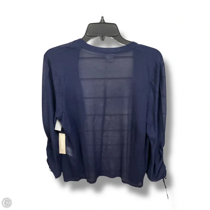 Cardigan By Chicos In Blue, Size: L