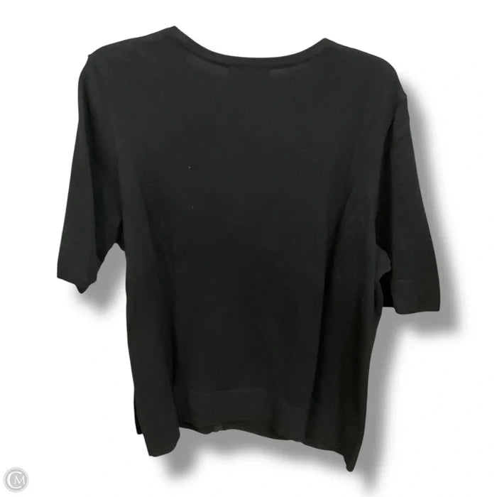 Cardigan By Christopher And Banks In Black, Size: Xl