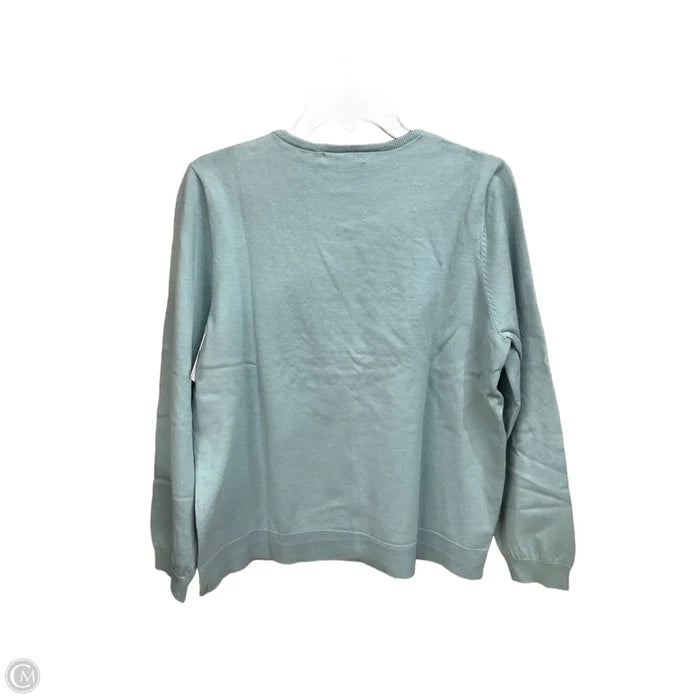 Cardigan By Clothes Mentor In Blue, Size: L