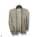 Cardigan By Croft And Barrow In Brown & White, Size: Mp