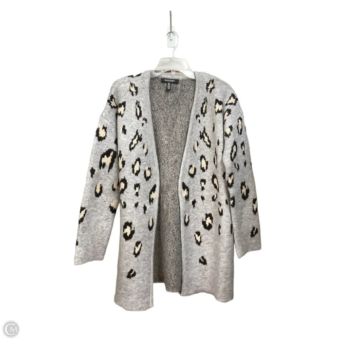 Cardigan By Ellen Tracy In Animal Print, Size: M