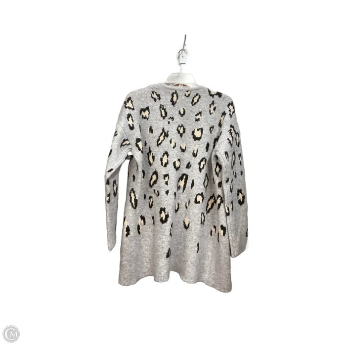 Cardigan By Ellen Tracy In Animal Print, Size: M