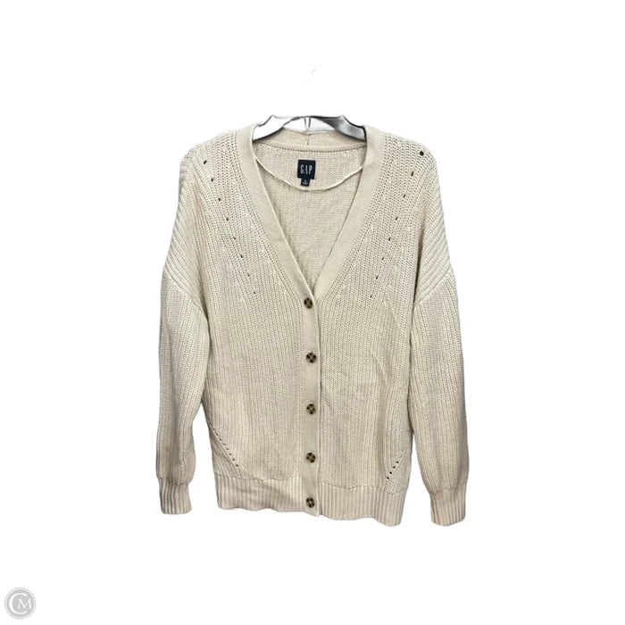 Cardigan By Gap In Cream, Size: S