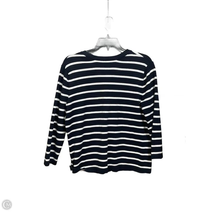 Cardigan By Jones New York In Navy, Size: L