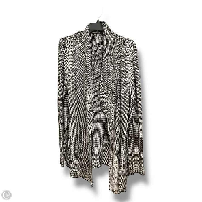 Cardigan By Limited In Black & White, Size: L