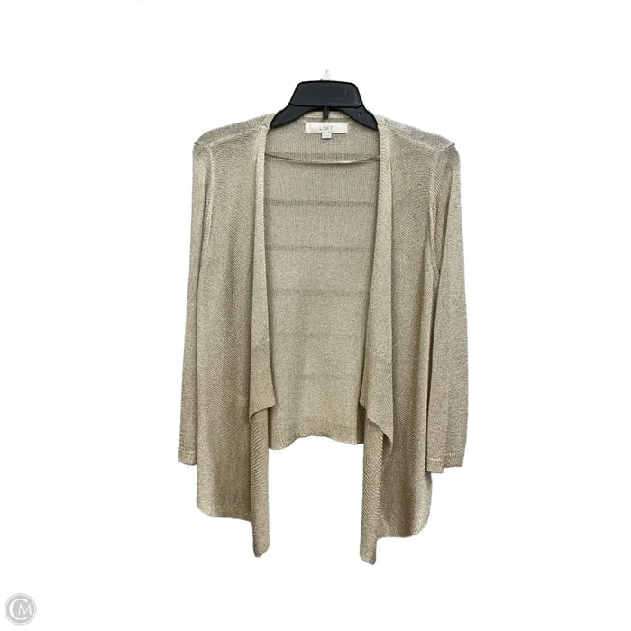 Cardigan By Loft In Gold, Size: M