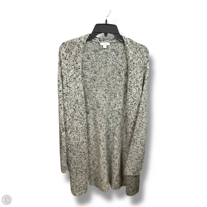 Cardigan By Pure Jill In Black & Grey, Size: S