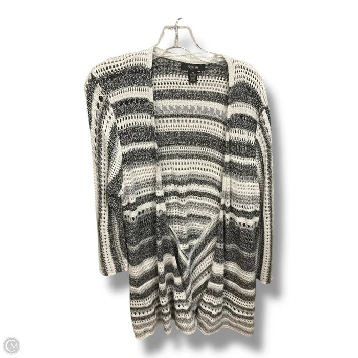Cardigan By Style And Company In Black & White, Size: Xl