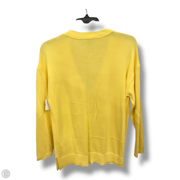 Cardigan By Talbots In Yellow, Size: M
