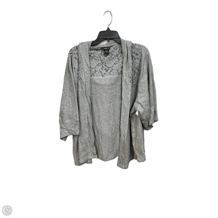 Cardigan By Torrid In Grey, Size: 4x