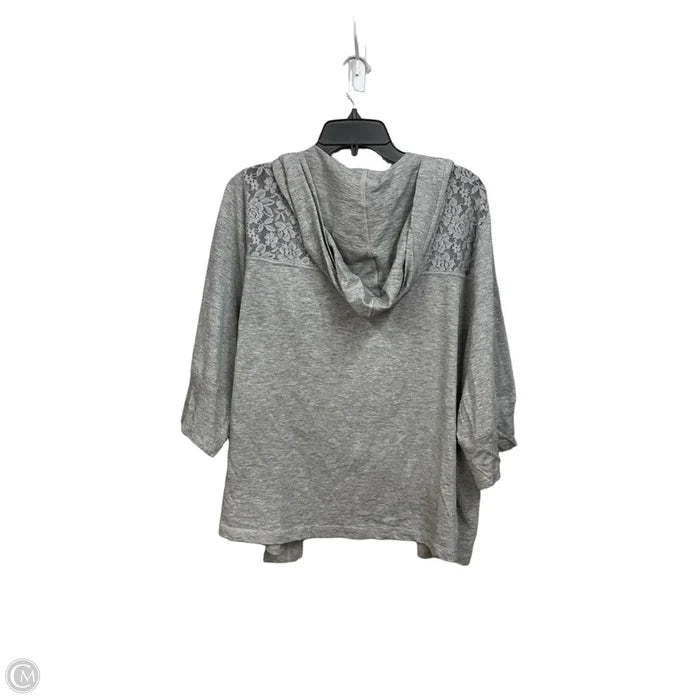 Cardigan By Torrid In Grey, Size: 4x