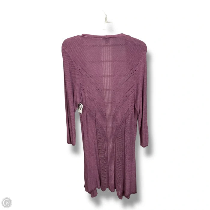 Cardigan By Torrid In Purple, Size: 1x