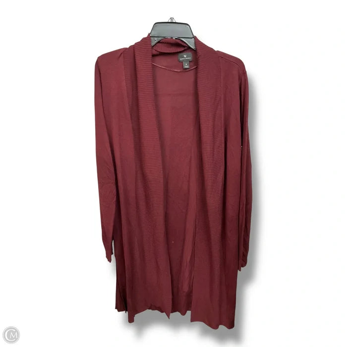 Cardigan By Worthington In Maroon, Size: M