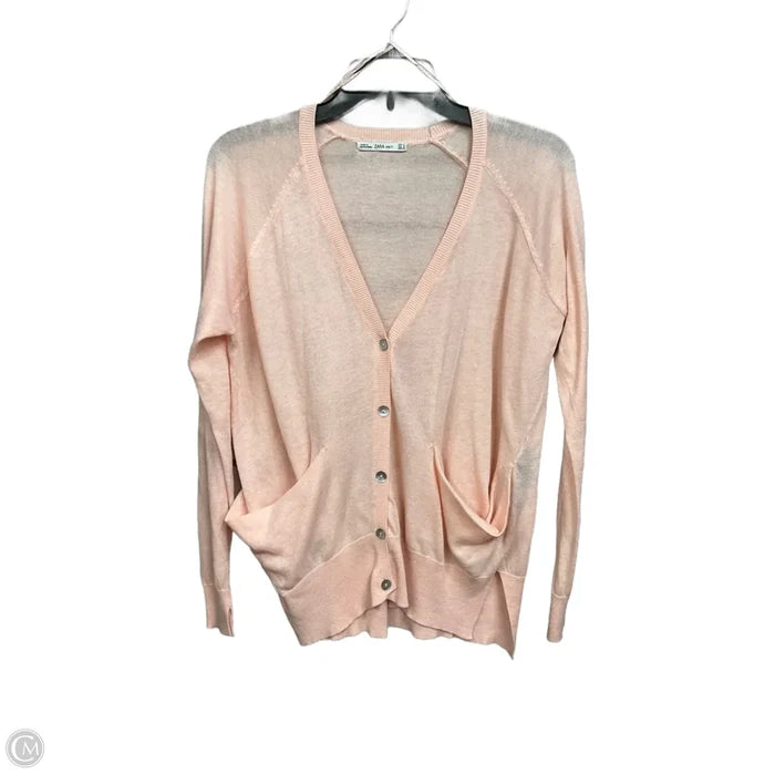 Cardigan By Zara In Pink, Size: S