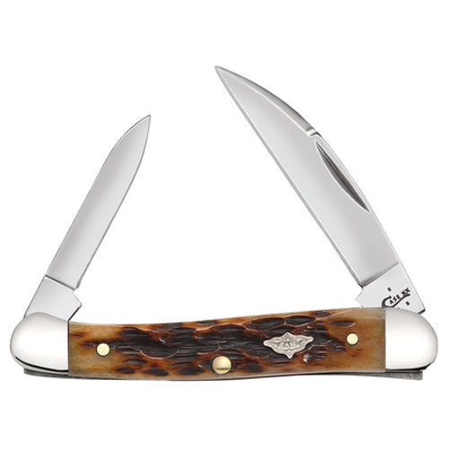 Case - Antique Peachseed - Jigged Bone - Mini Copperhead - 23465