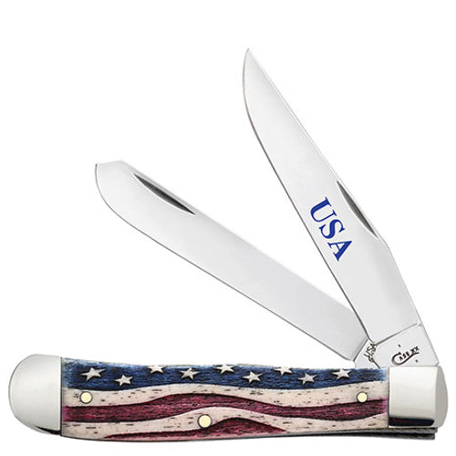 Case - Patriotic Smooth Natural Bone - Trapper - 64132