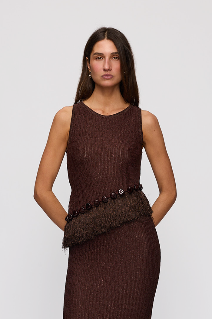 Casilda Tank - Chocolate