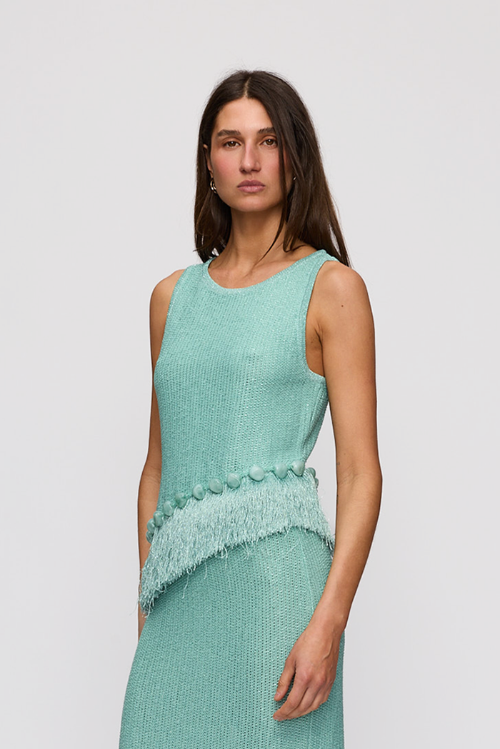 Casilda Tank - Seafoam