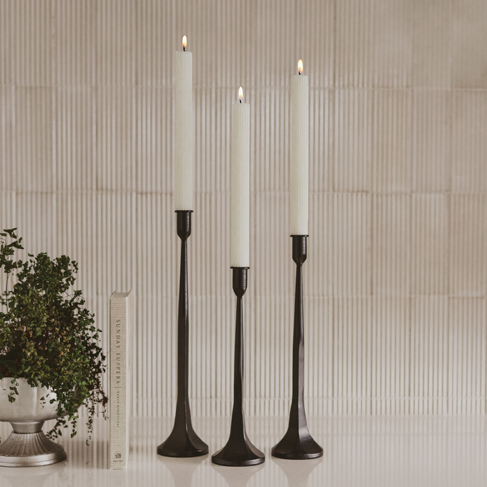 Cast Iron Taper Candle Holders