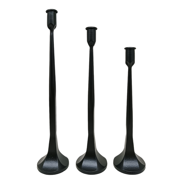 Cast Iron Taper Candle Holders