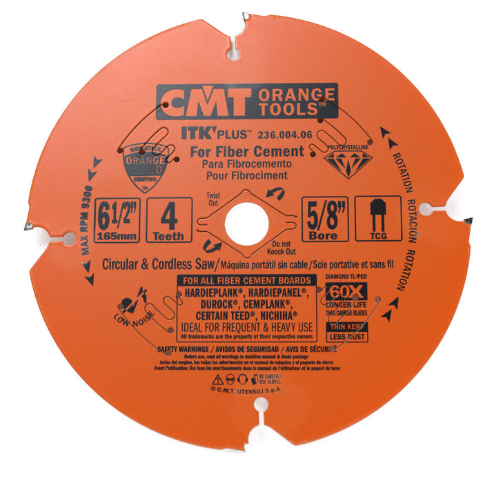 CMT 236.004.06 Itk-Plus Pcd Blade 6-1/2"X4x5/8"