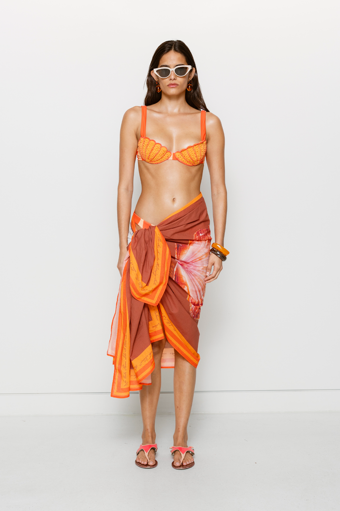 Concha Sarong - Chocolate