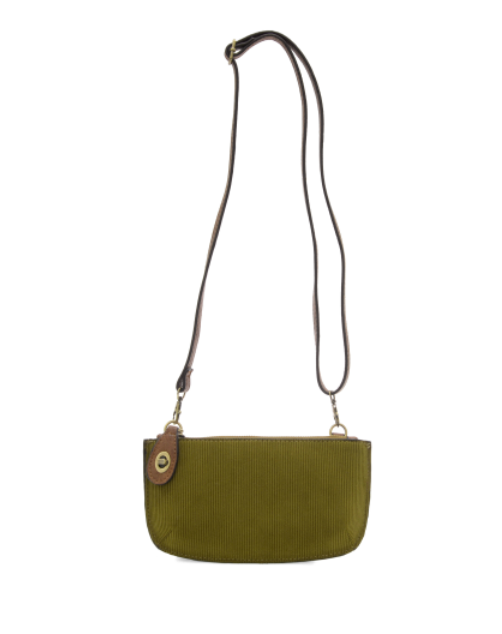 Corduroy Mini Crossbody Wristlet