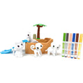 Crayola E9M06 Scribble Scrubbie Color And Clean Safari Pets Including 6 Washable Markers, Multi-Colored