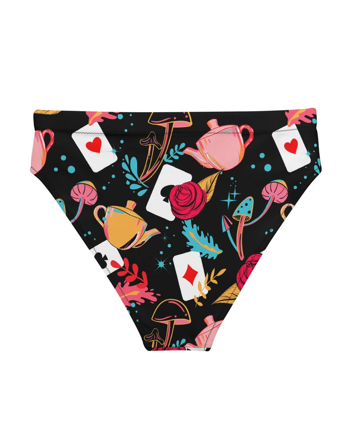 Curiouser and Curiouser Recycled High Waisted Bottoms, High-Waisted Bottoms, - One Stop Rave