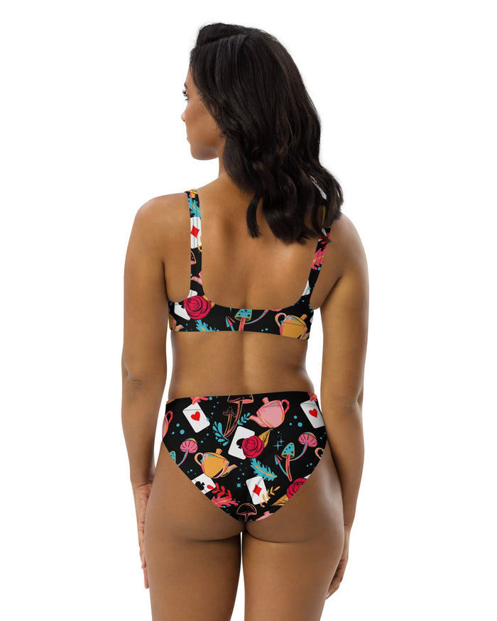 Curiouser and Curiouser Recycled High Waisted Bottoms, High-Waisted Bottoms, - One Stop Rave