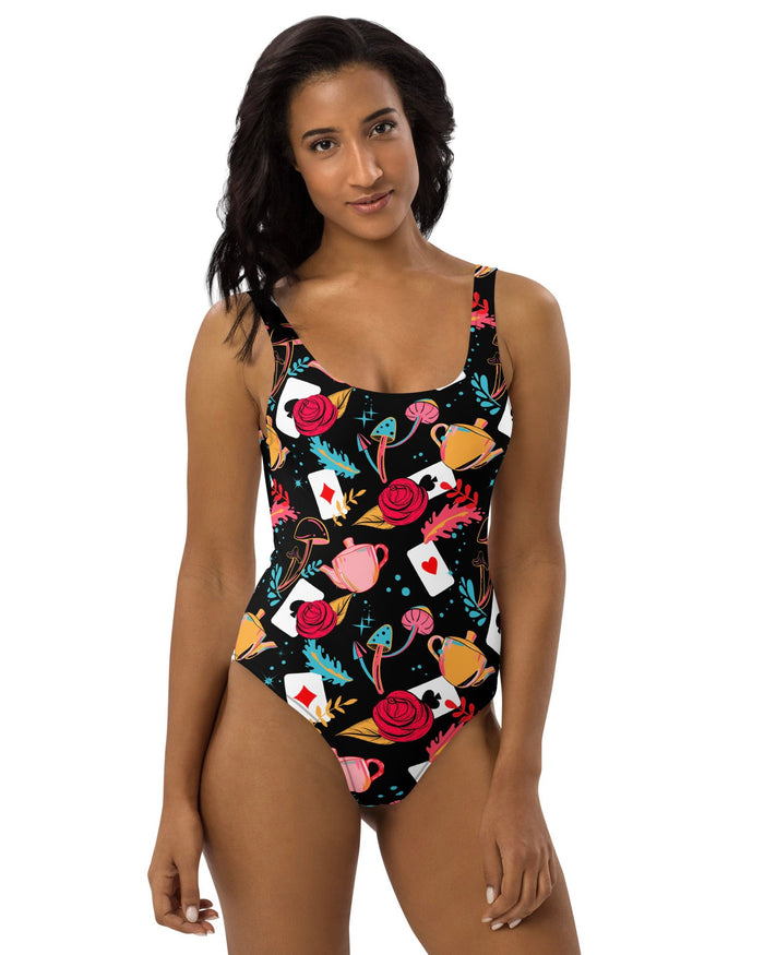 Curiouser and Curiouser Bodysuit, Bodysuit, - One Stop Rave