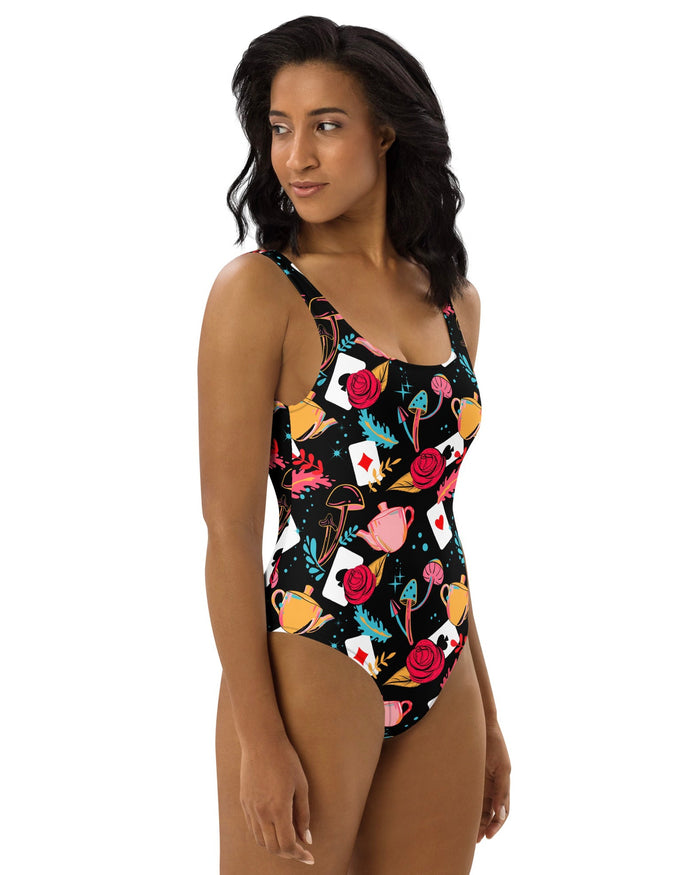 Curiouser and Curiouser Bodysuit, Bodysuit, - One Stop Rave