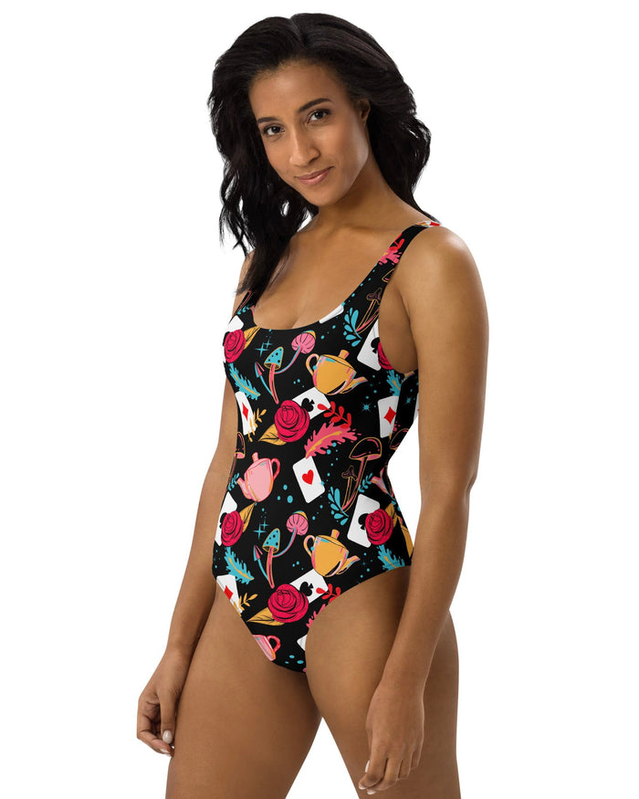 Curiouser and Curiouser Bodysuit, Bodysuit, - One Stop Rave