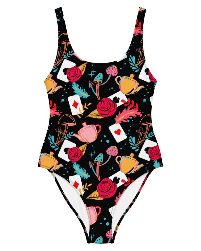 Curiouser and Curiouser Bodysuit, Bodysuit, - One Stop Rave