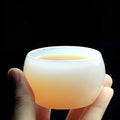De Hua Jade Porcelain "Rounded" Yu Ci White Cup for Tea