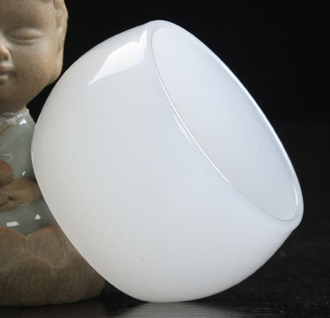 De Hua Jade Porcelain "Rounded" Yu Ci White Cup for Tea