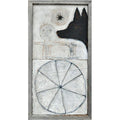 Dog with Wheel Art Print