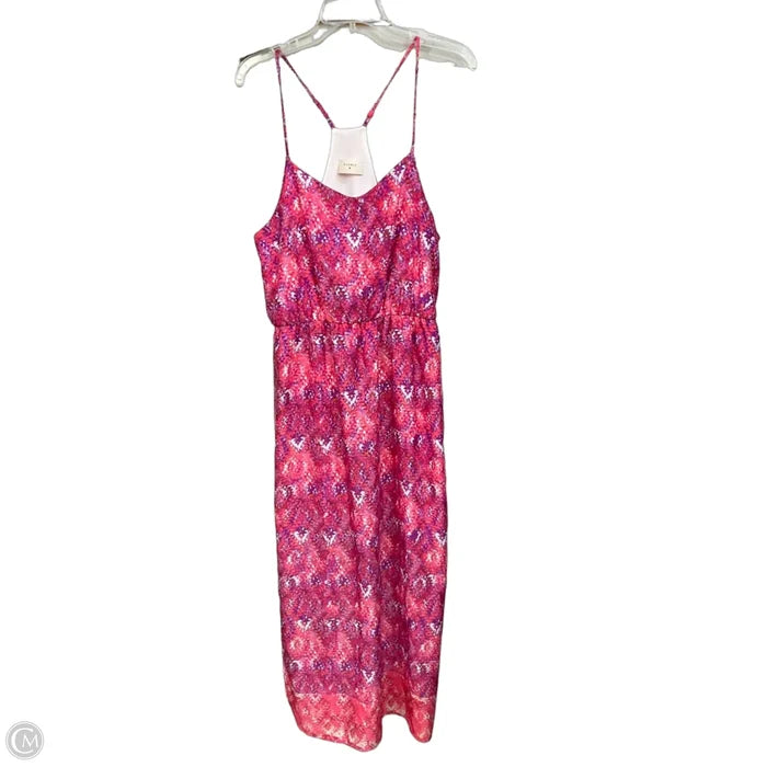 Dress Casual Maxi By Everly In Pink & Purple, Size: L