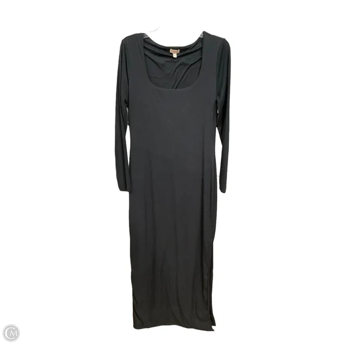 Dress Casual Maxi By J For Justify In Black, Size: Xl