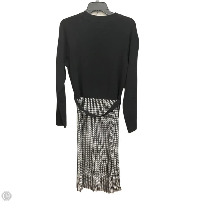 Dress Casual Maxi By Max Studio In Black & White, Size: L