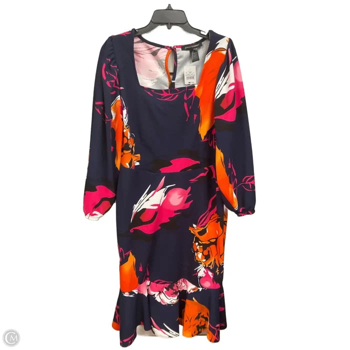 Dress Casual Midi By Ashley Stewart In Floral Print, Size: Xl