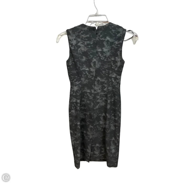 Dress Casual Midi By Calvin Klein In Grey, Size: Xs