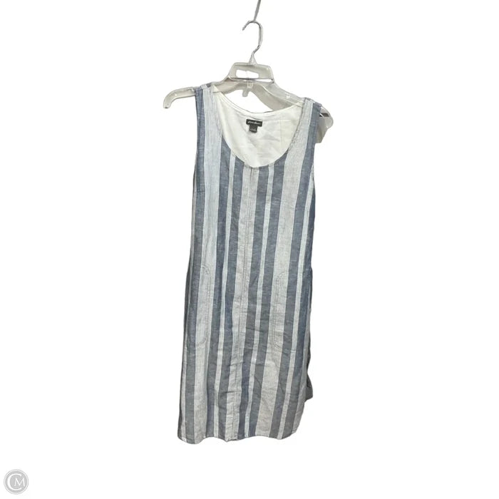 Dress Casual Midi By Eddie Bauer In Striped Pattern, Size: S