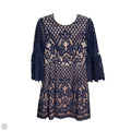 Dress Casual Midi By Eliza J In Blue & Cream, Size: Xs