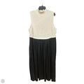 Dress Casual Midi By Eloquii In Blue & Cream, Size: 2x