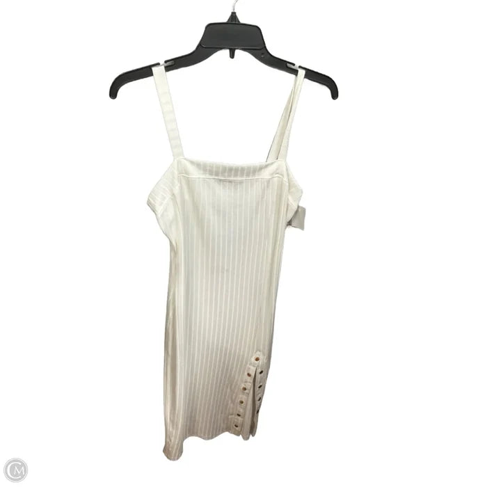 Dress Casual Midi By Haute Monde In White, Size: L