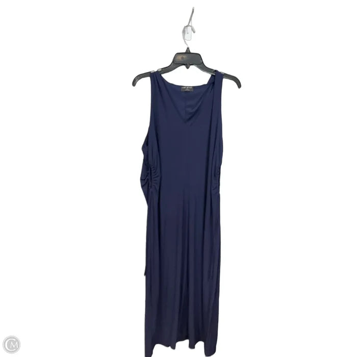Dress Casual Midi By Lane Bryant In Navy, Size: 2x